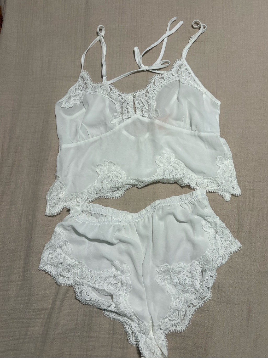 Homebodii White Valentina Cami Set — image 5 of 8